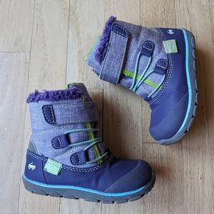 See Kai Run Purple and Blue Kids Rain & Snow Boots